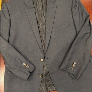 RALPH LAUREN WOOL 46 R BLAZER SPORT COAT Navy Blue